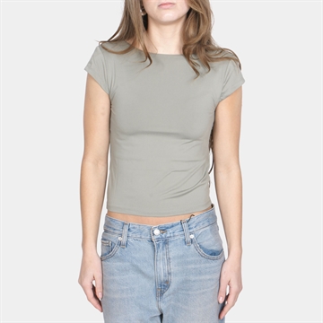 Rosemunde Billie Reversible Capsleeve Short Top Dried Sage